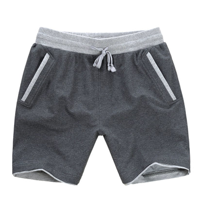 Men's Fitness Cotton Home Half Length Stretch Sports Shorts